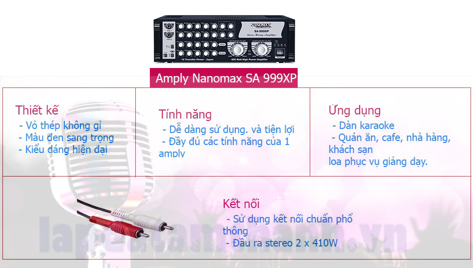 amply-karaoke-nanomax-sa999xp Amply karaoke Nanomax SA999XP