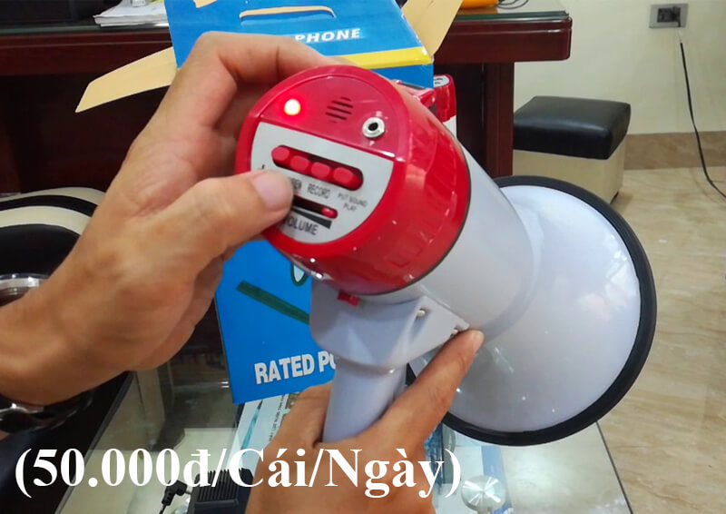 Dịch vụ cho thuê loa cầm tay, loa phóng thanh cầm tay