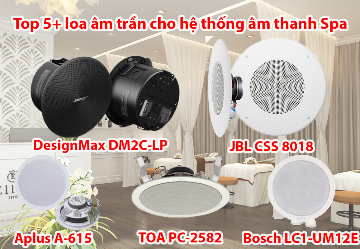 Loa âm trần cho Spa