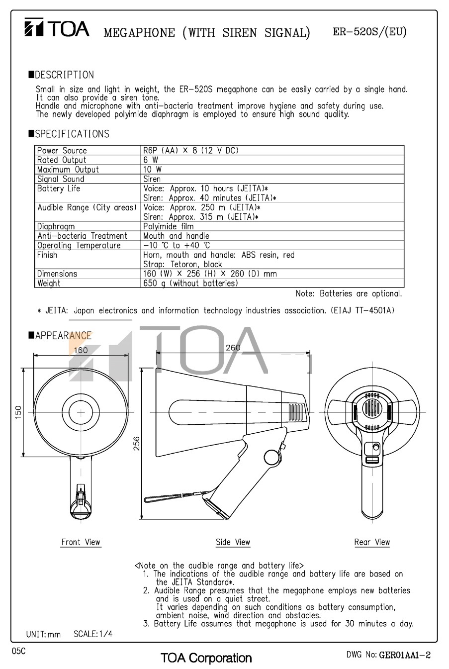 loa-cam-tay-toa-er-520-s loa cam tay toa er 520 s