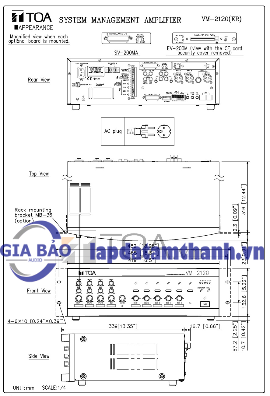 mixer-amplifier-120w-chon-5-vung-loa-toa-vm-2120 mixer amplifier 120w chon 5 vung loa toa vm 2120