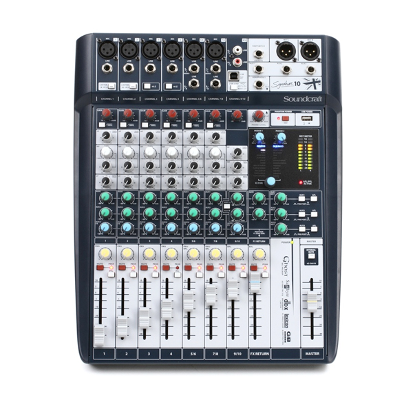 ban-tron-mixer-soundcraft-signature-10 Bàn trộn Mixer Soundcraft Signature 10